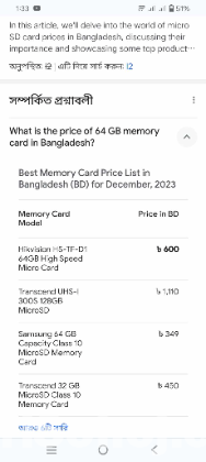 original hikvision 64GB memory card